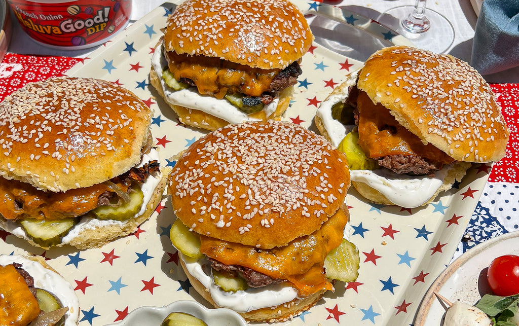 Homemade Grilled Smash Burgers