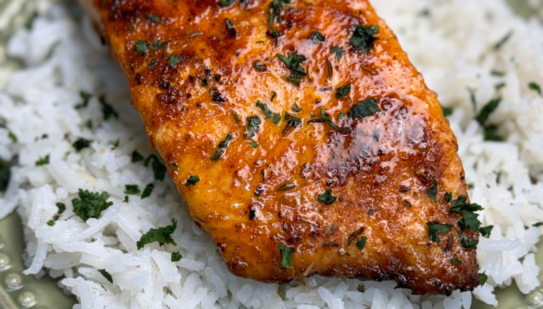 Honey Glazed Cajun Salmon