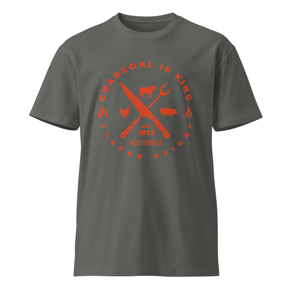 Masterbuilt Charcoal is King Unisex Premium T-Shirt