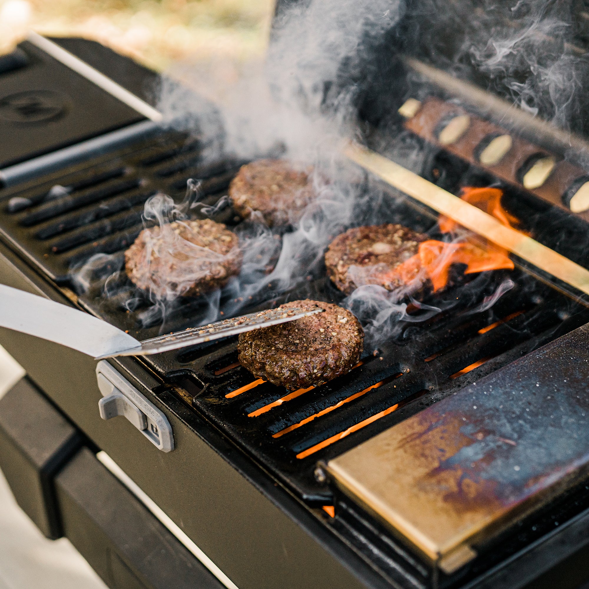 Portable Charcoal Grill and Smoker with Cart